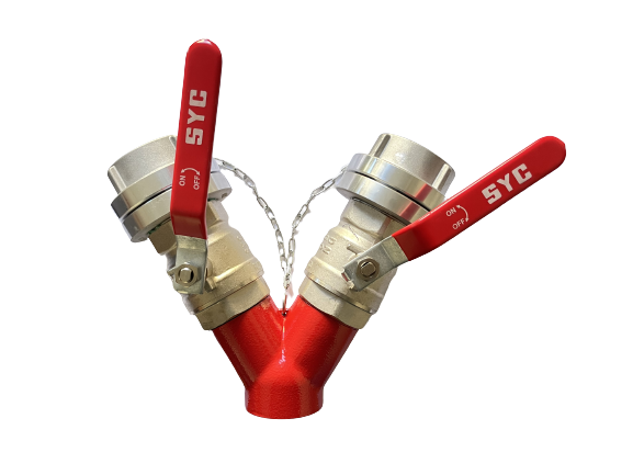 Siamese Valve WR 2" — Storz 52